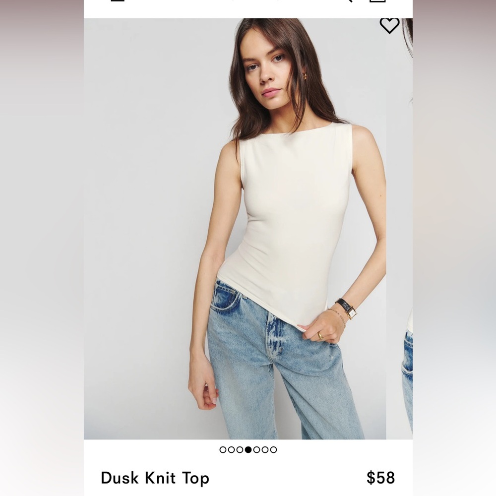 Reformation Dusk Knit Top